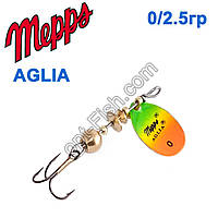 Блесна Mepps Aglia fluo tiger 0/2,5g