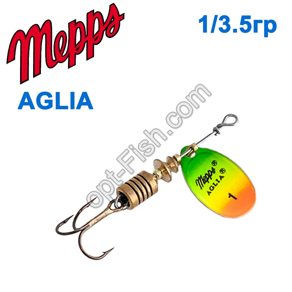 Блесна Mepps Aglia fluo tiger 1/3,5g