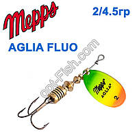 Блесна Mepps Aglia fluo tiger 2/4,5g