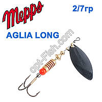 Aglia long czarna-black 2/7g
