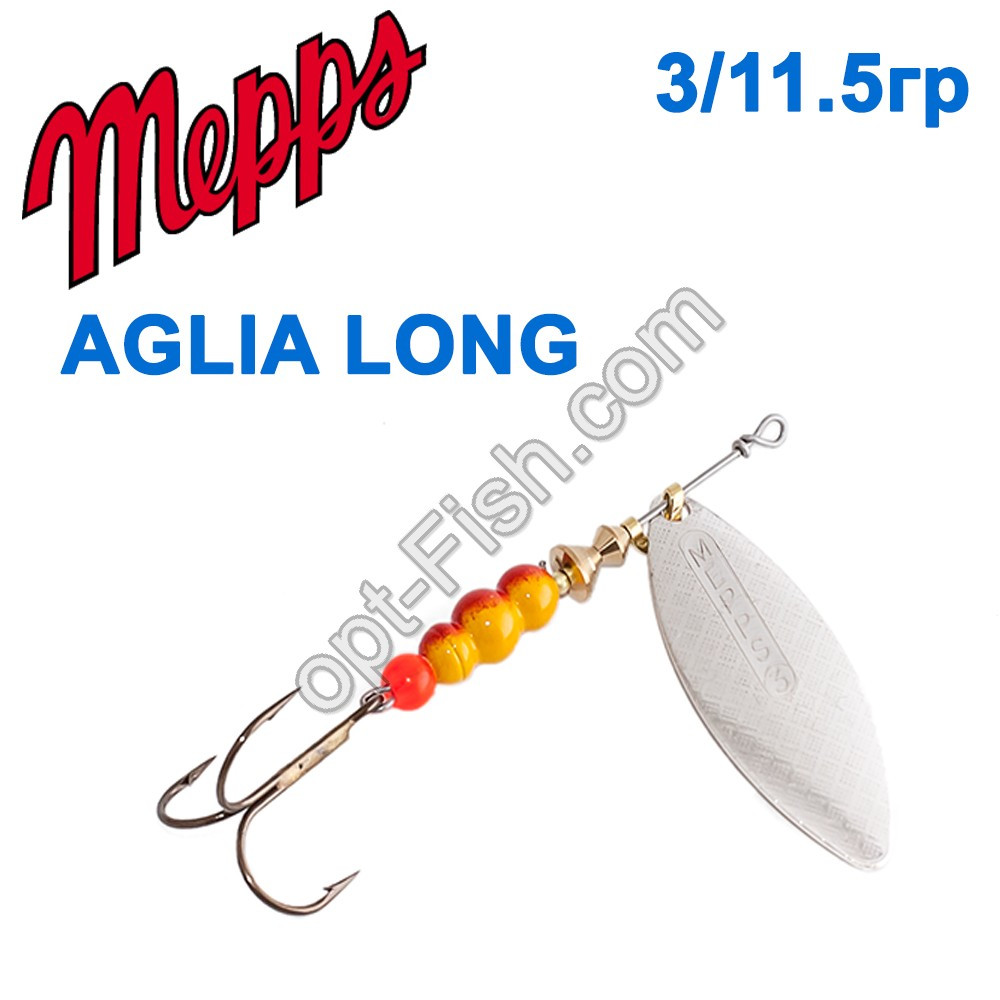 Aglia long srebrna-silver 3/11,5g