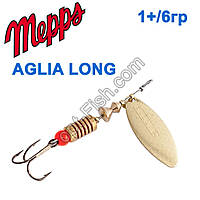 Блесна Mepps Aglia long zota-gold 1+/6g