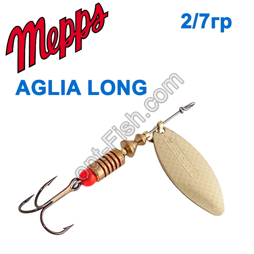 Блешня Mepps Aglia long zota-gold 2/7g