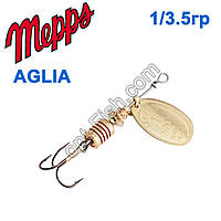 Блесна Mepps Aglia zota-gold 1/3,5g