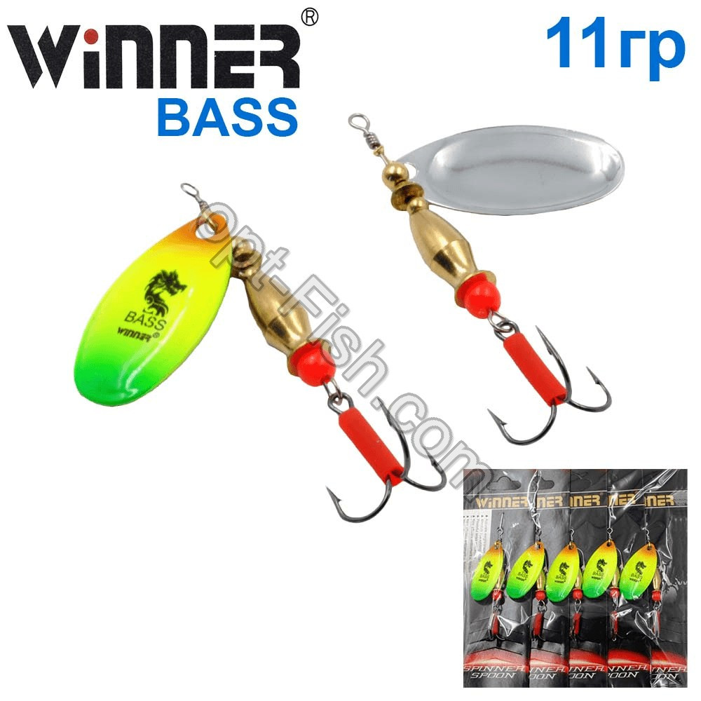 Блесна Winner вертушка WP-002 BASS 11g 005# *