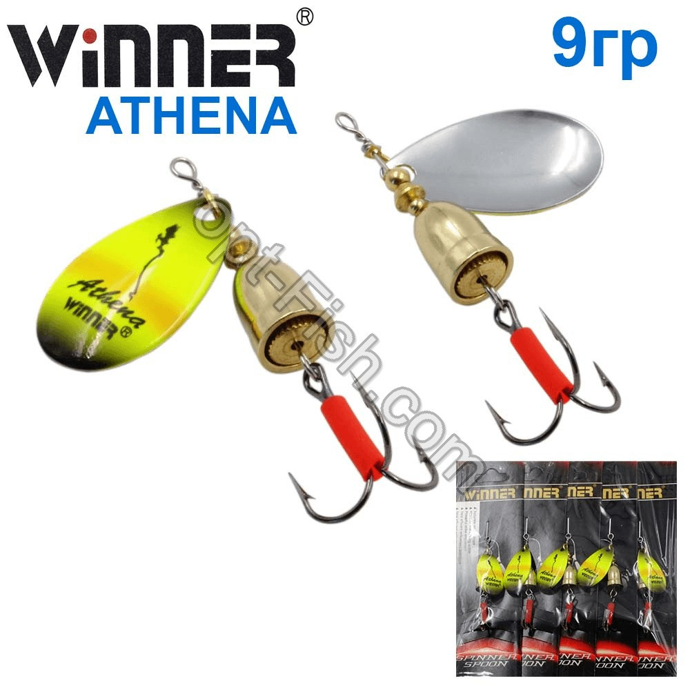 Блешня Winner вертушка WP-003 ATHENA 9g 022# (5шт) *