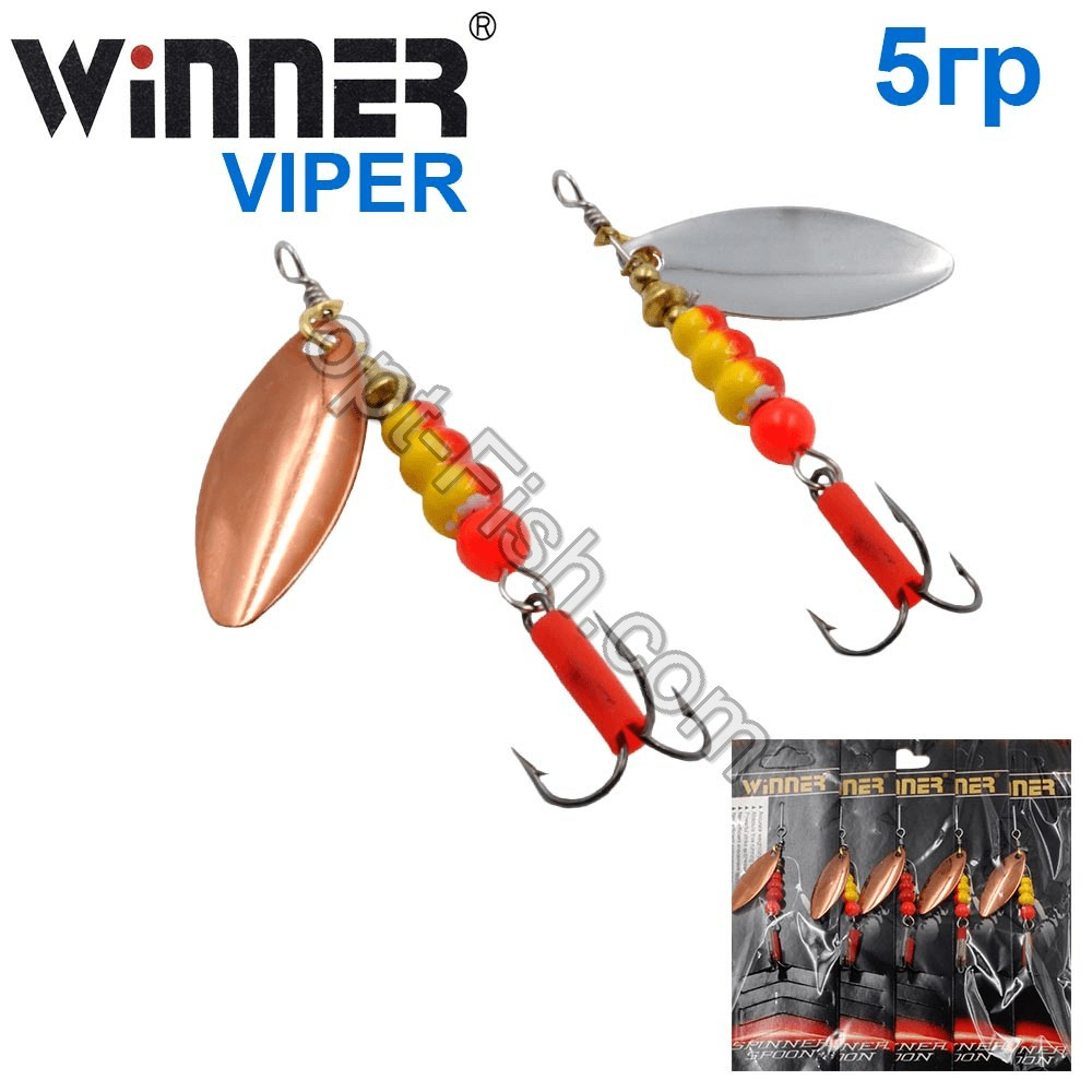 Блесна Winner вертушка WP-016 VIPER 5g 003# *