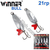 Блешня Winner коливалка W-010 BULL 21g 001# (5 шт.) *