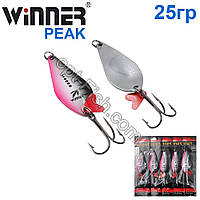 Блесна Winner колебалка W-019 PEAK 25g 006# *