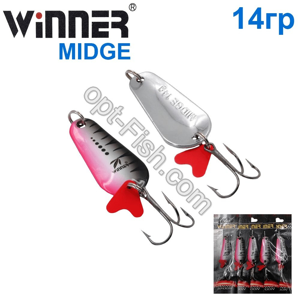 Блешня Winner коливалка W-001 MIDGE 14g 006# *