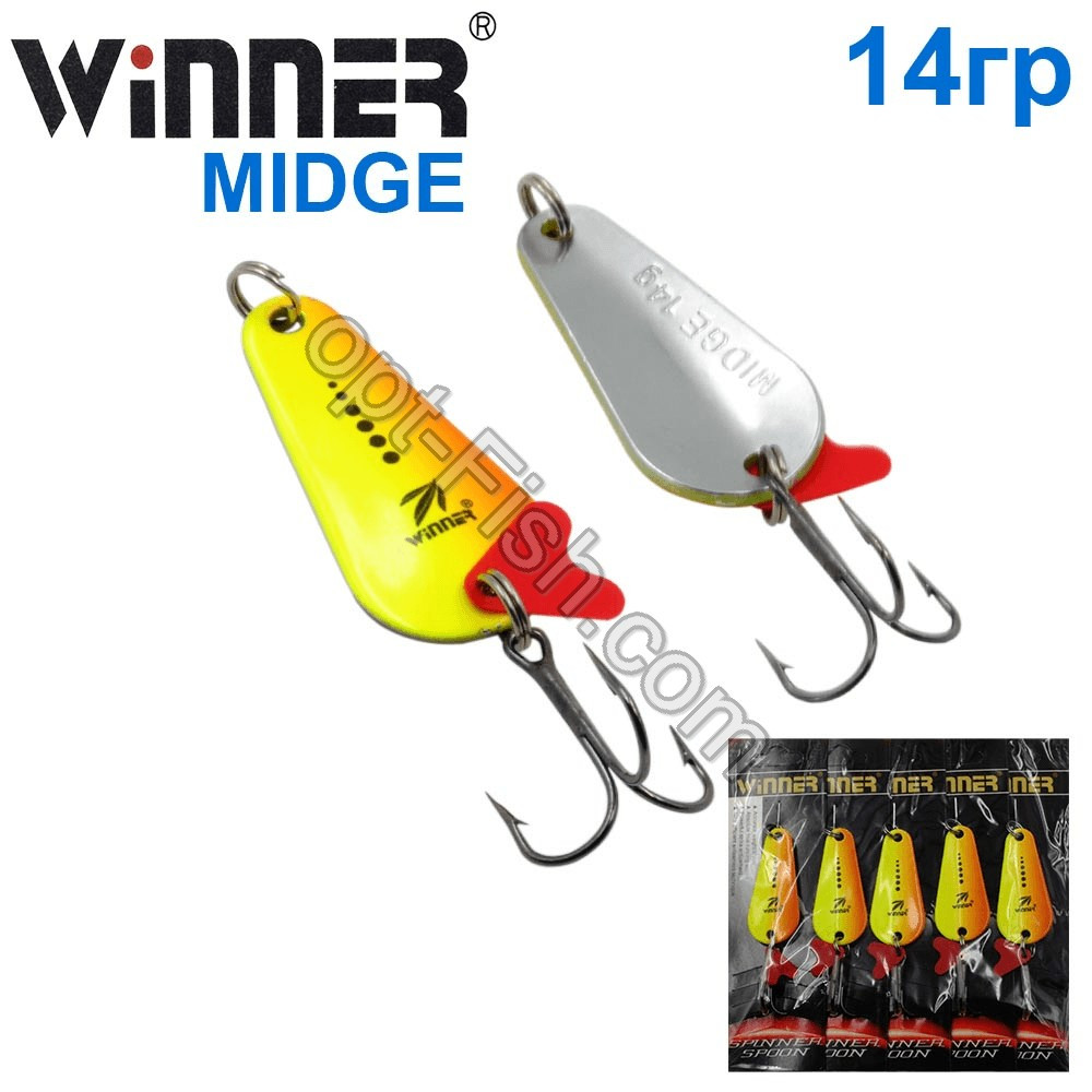 Блешня Winner коливалка W-001 MIDGE 14g 018# *