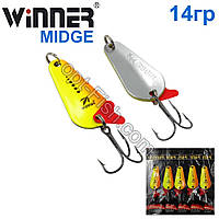 Блешня Winner коливалка W-001 MIDGE 14g 018# *