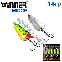 Блешня Winner коливалка W-001 MIDGE 14g 020# *