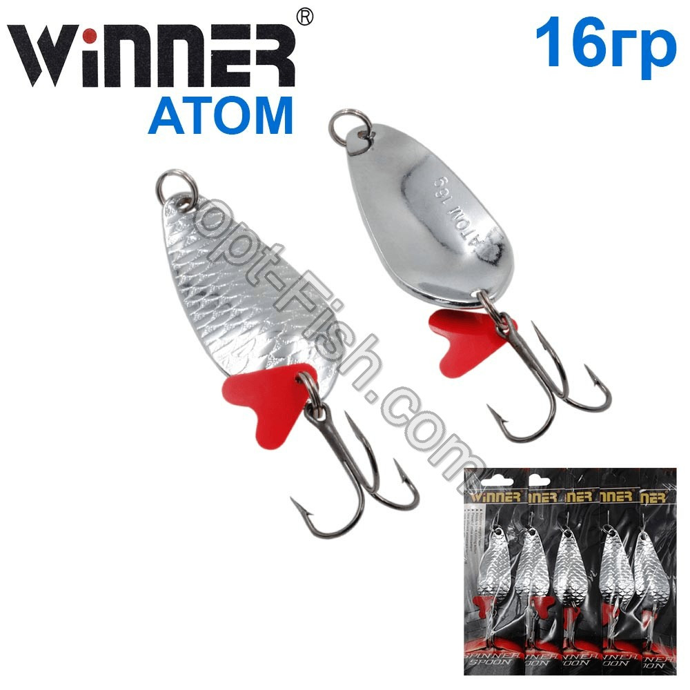 Блешня Winner коливалка W-007 ATOM 16g 001# (5 шт.) *