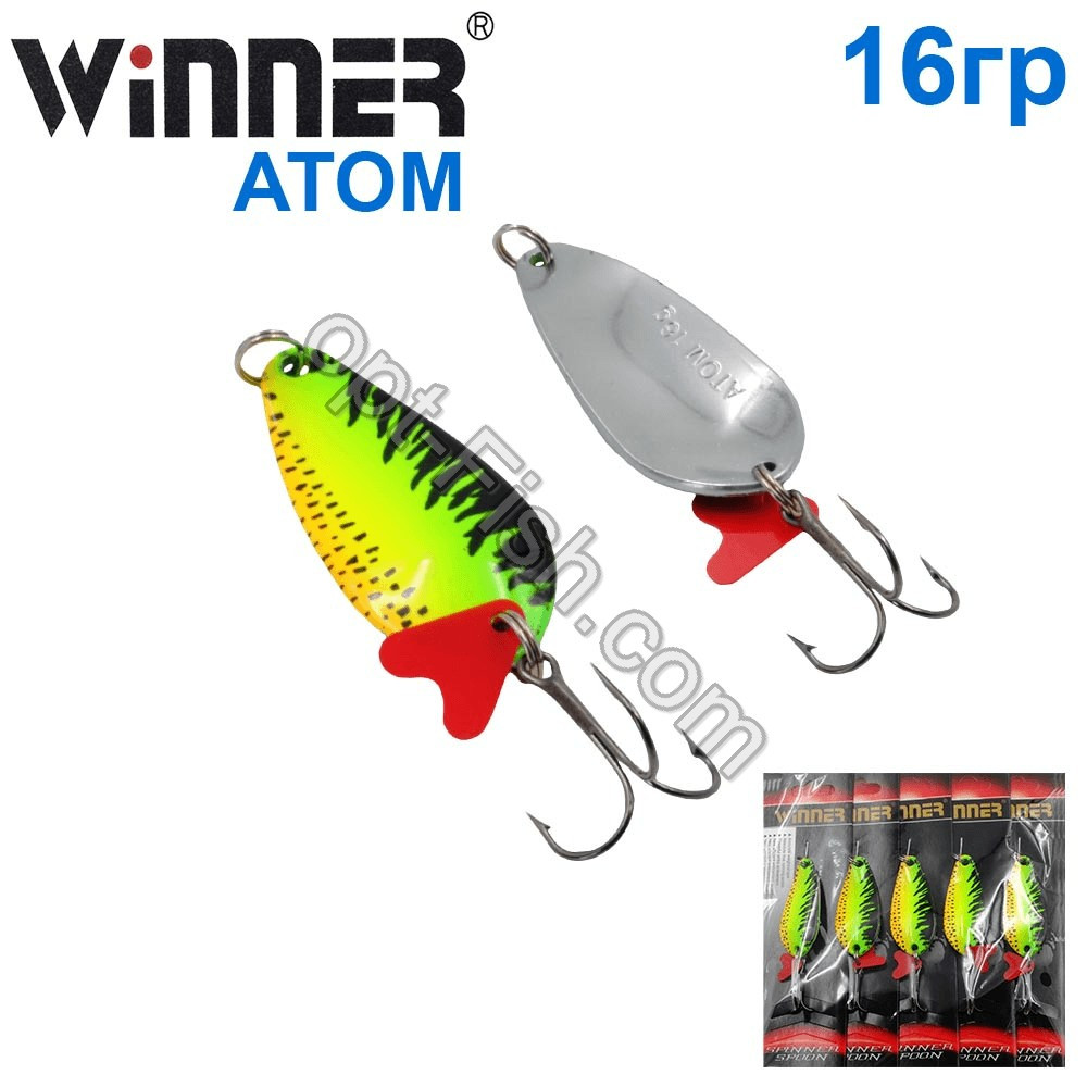 Блесна Winner колебалка W-007 ATOM 16g 031# *