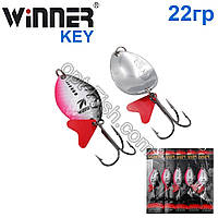 Блесна Winner колебалка W-025 KEY 22g 006# *