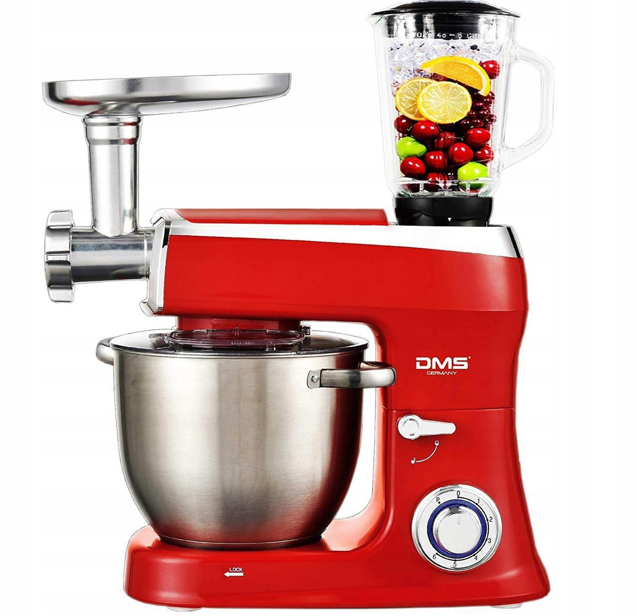 Кухонний комбайн 3в1 DMS 2200 Вт 8,5 л червоний
