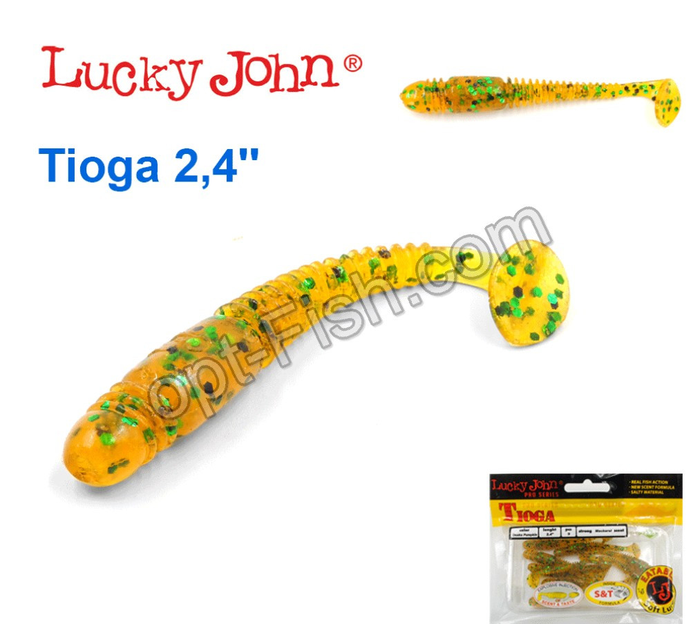 Віброхвіст 2,4 Tioga LUCKY JOHN*9 140119-PA19, фото 1