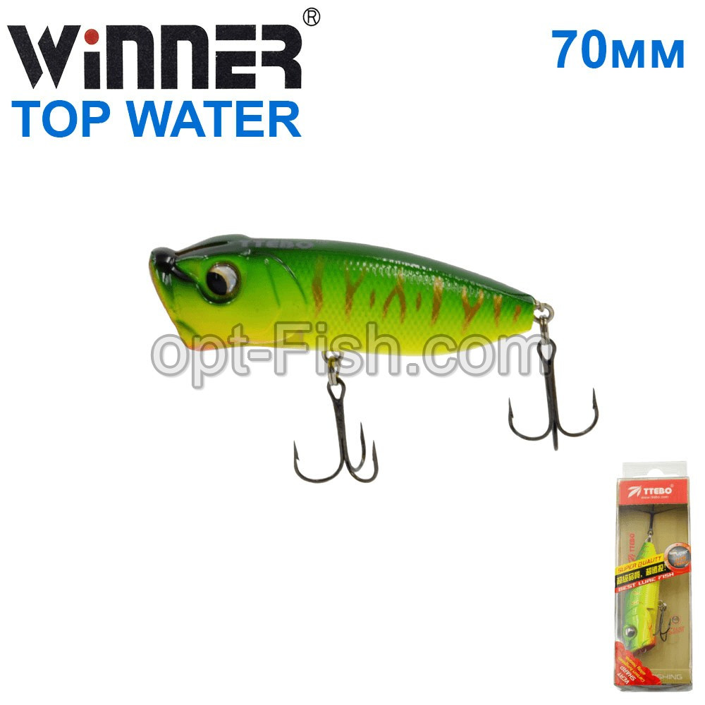 Воблер Ttebo P-0SC70P.P 70mm 12g TOP WATER 053# *