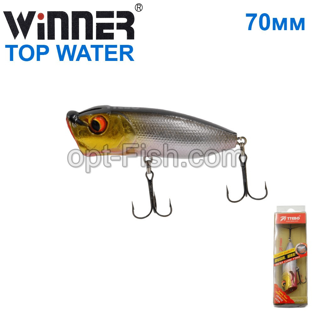 Воблер Ttebo P-0SC70P.P 70mm 12g TOP WATER 107# *