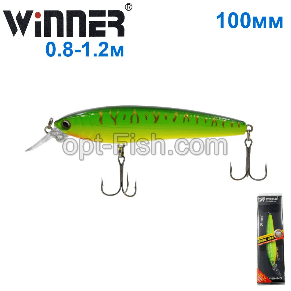 Воблер Ttebo M-SUB100F.T 100mm 16,5g 0,8-1,2m 053# *