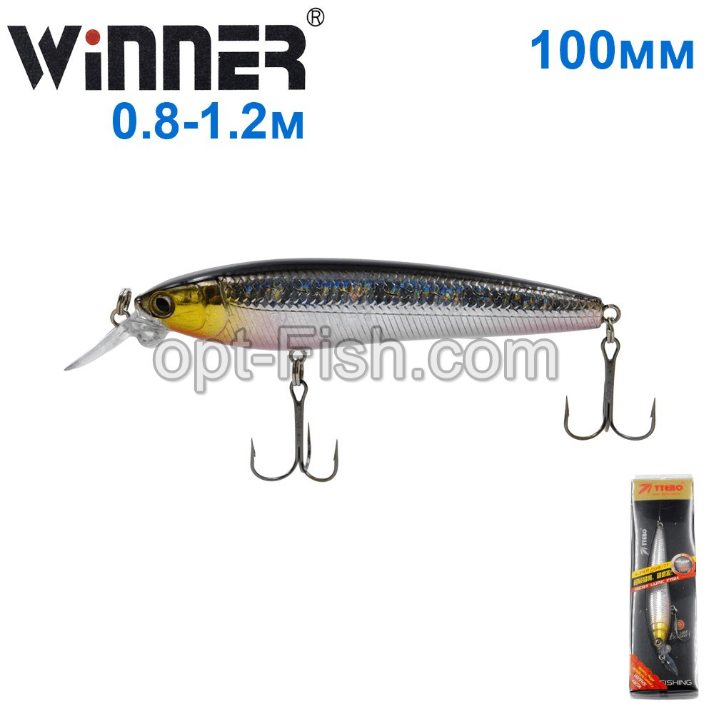 Воблер Ttebo M-SUB100F.T 100mm 16,5g 0,8-1,2m 107# *