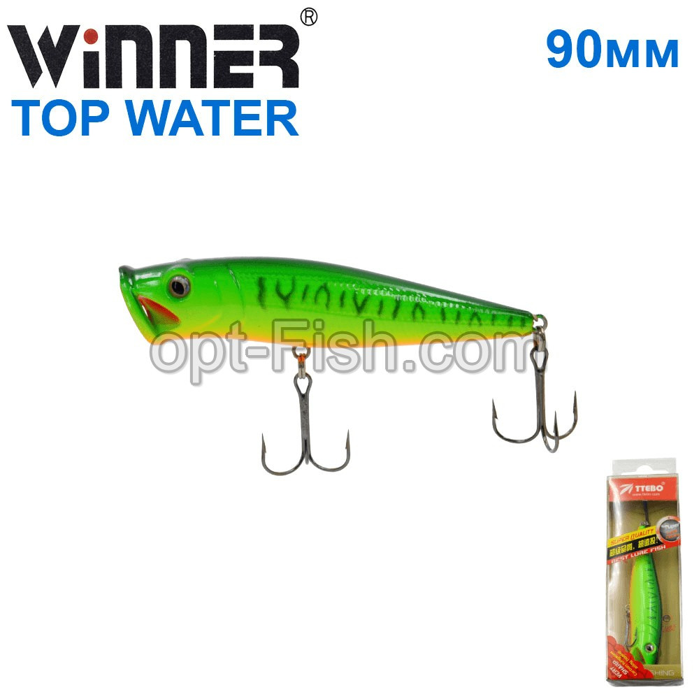 Воблер Ttebo P-RE90P.P 90mm 13g TOP WATER 050# *