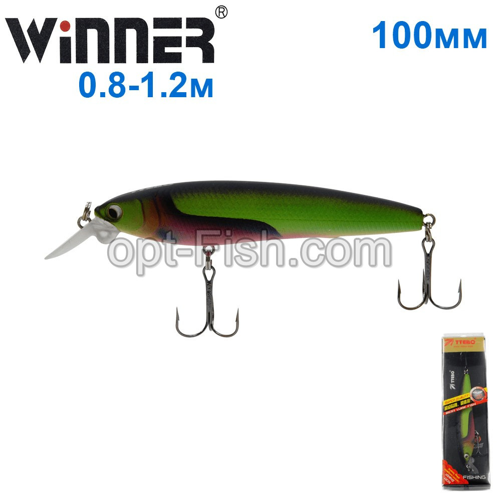 Воблер Ttebo M-SUB100F.T 100mm 16,5g 0,8-1,2m 162# *