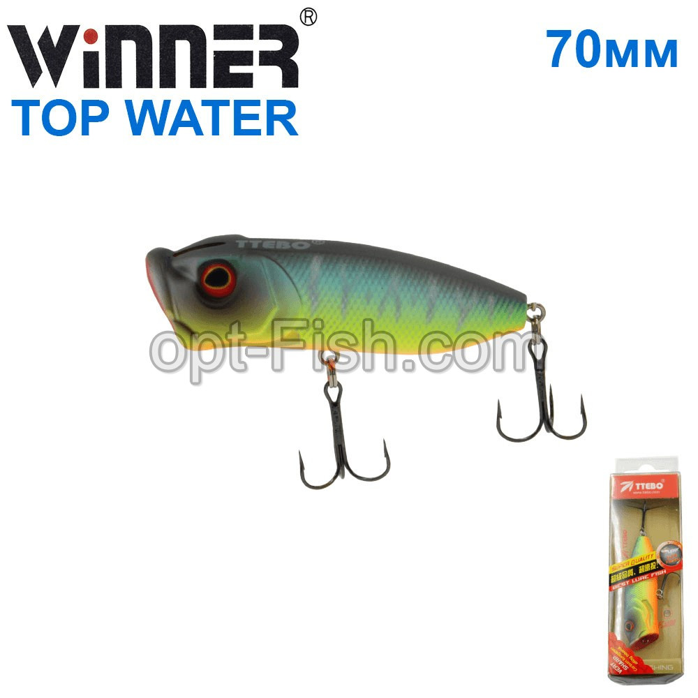 Воблер Ttebo P-0SC70P.P 70mm 12g TOP WATER 182# *