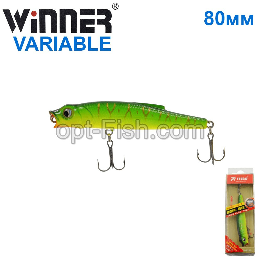 Воблер Ttebo X-BT80S 80mm 11g VARIABLE 053# *