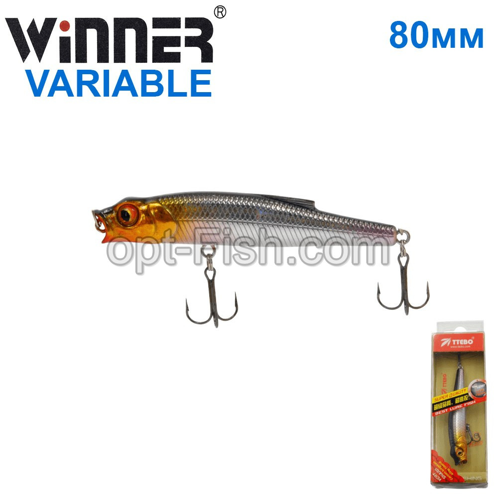 Воблер Ttebo X-BT80S 80mm 11g VARIABLE 107# *