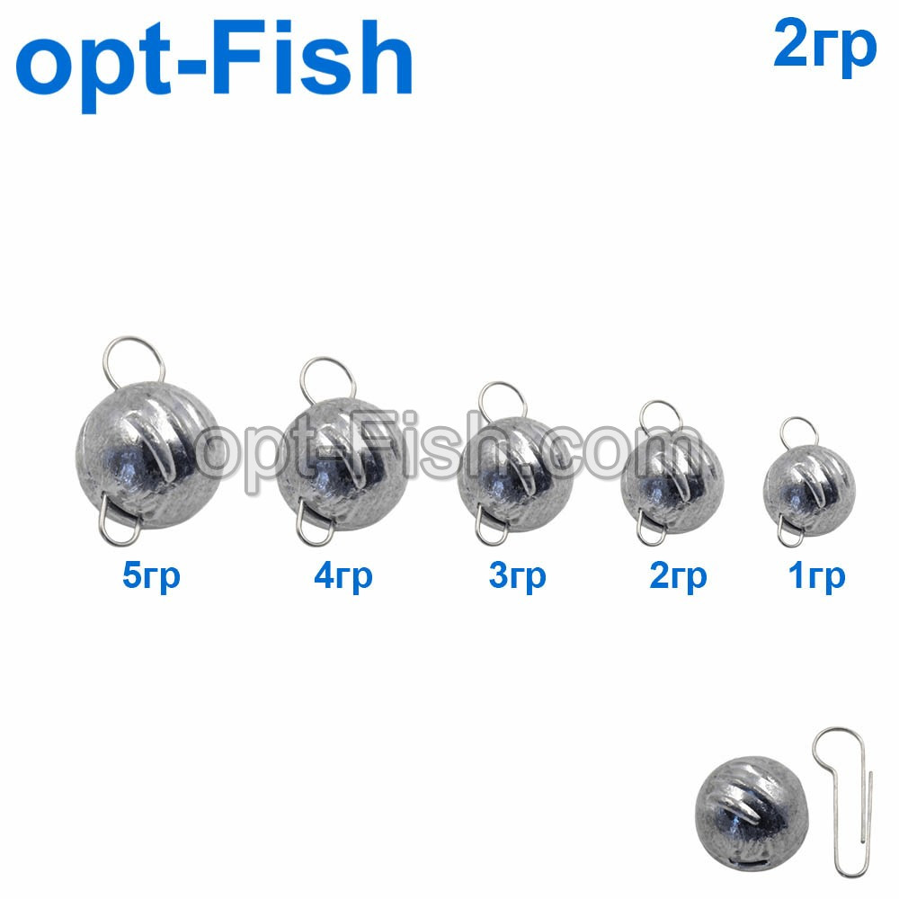 Вантаж чебурашка розбірний н/ж дріт 2g (50шт), фото 1