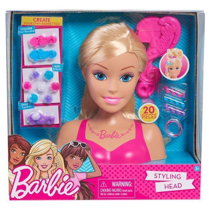 Барбі манекен для зачісок блондинка Barbie Styling Head ( Лялька-голова для укладання волосся БАРБІ), фото 1