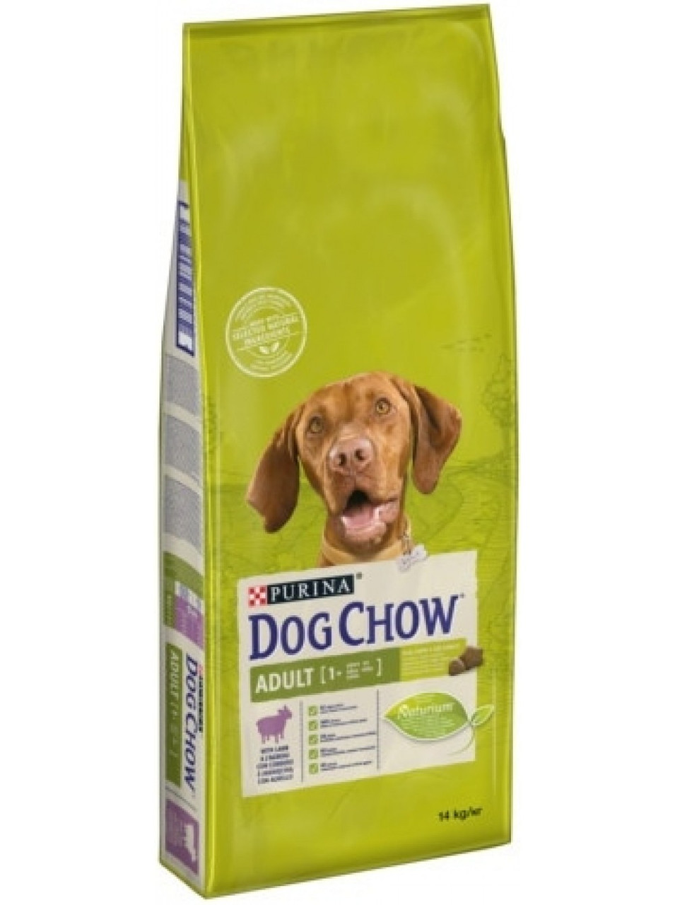 Сухий корм для дорослих собак зі смаком ягняти Purina Dog Chow Adult Lamb 14 кг.