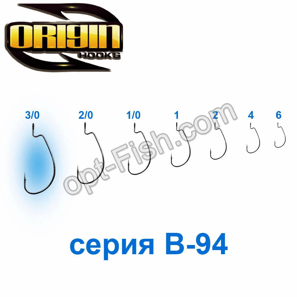 Гачок офсетний Origin B-94 No 3/0 (50 шт.)