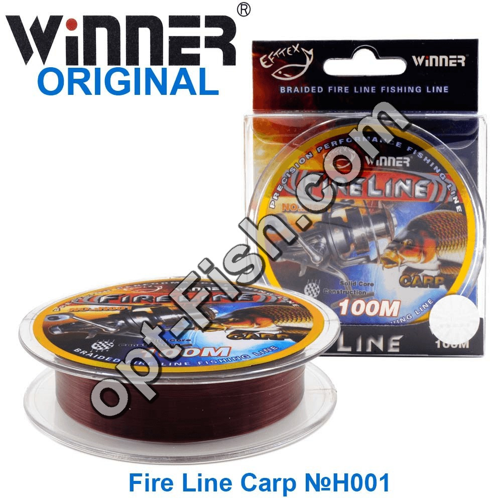 Волосінь Winner Original Fire Line Carp №H001 100м 0,28мм *