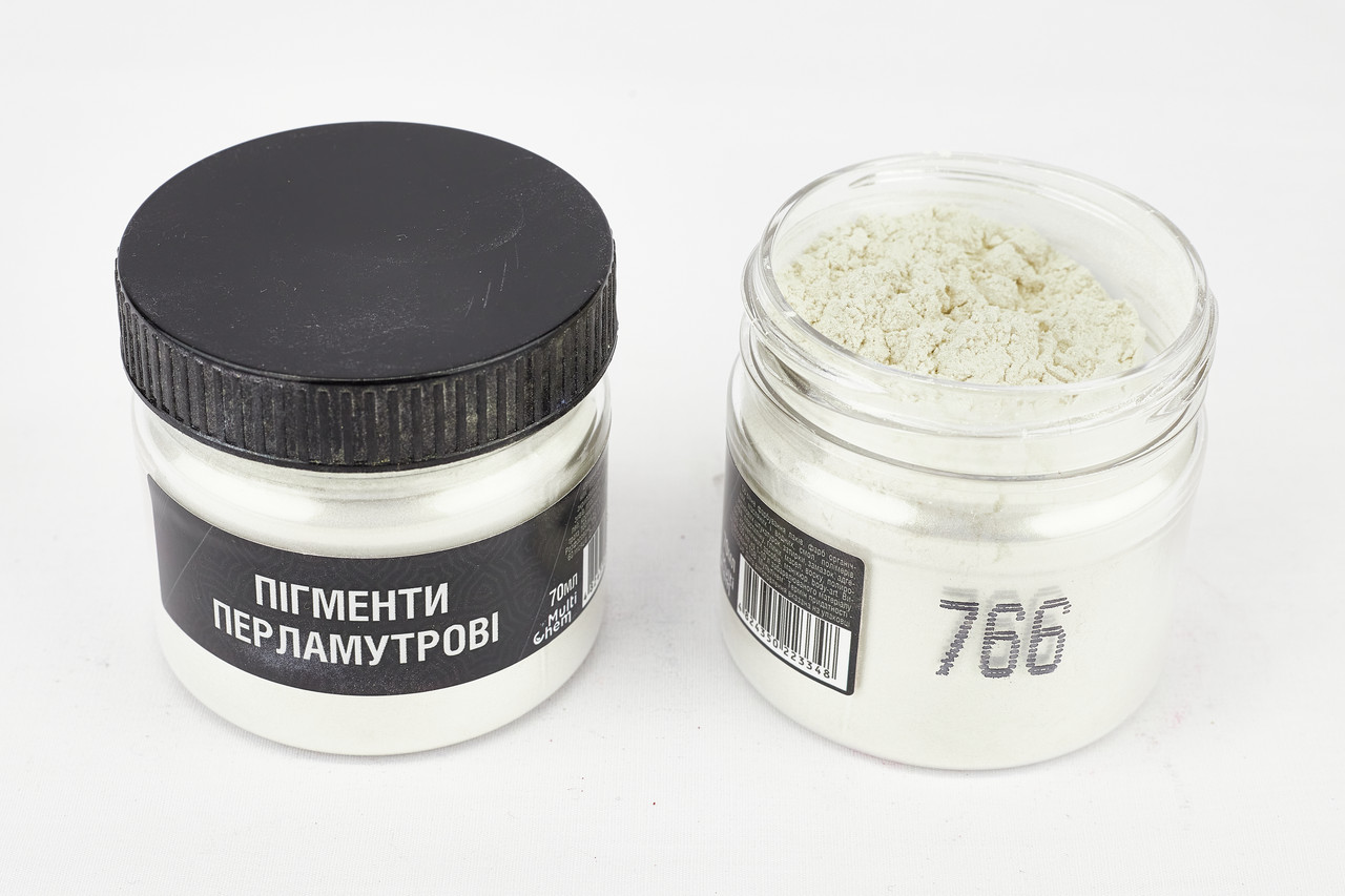 Пігмент перламутровий 766 перлинний 10-60 μm, 70 мл