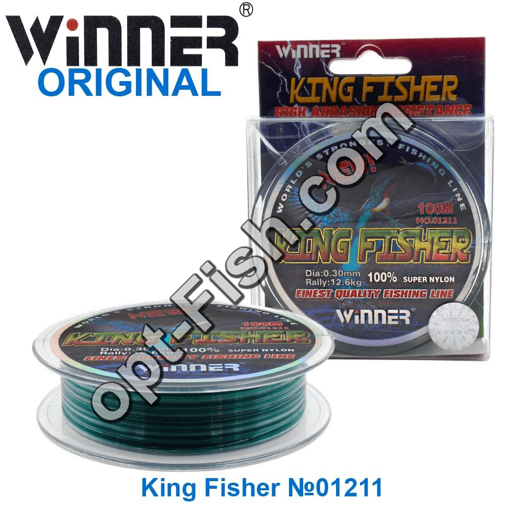 Волосінь Winner Original King Fisher No01211 100 м 0,20 мм *, фото 1