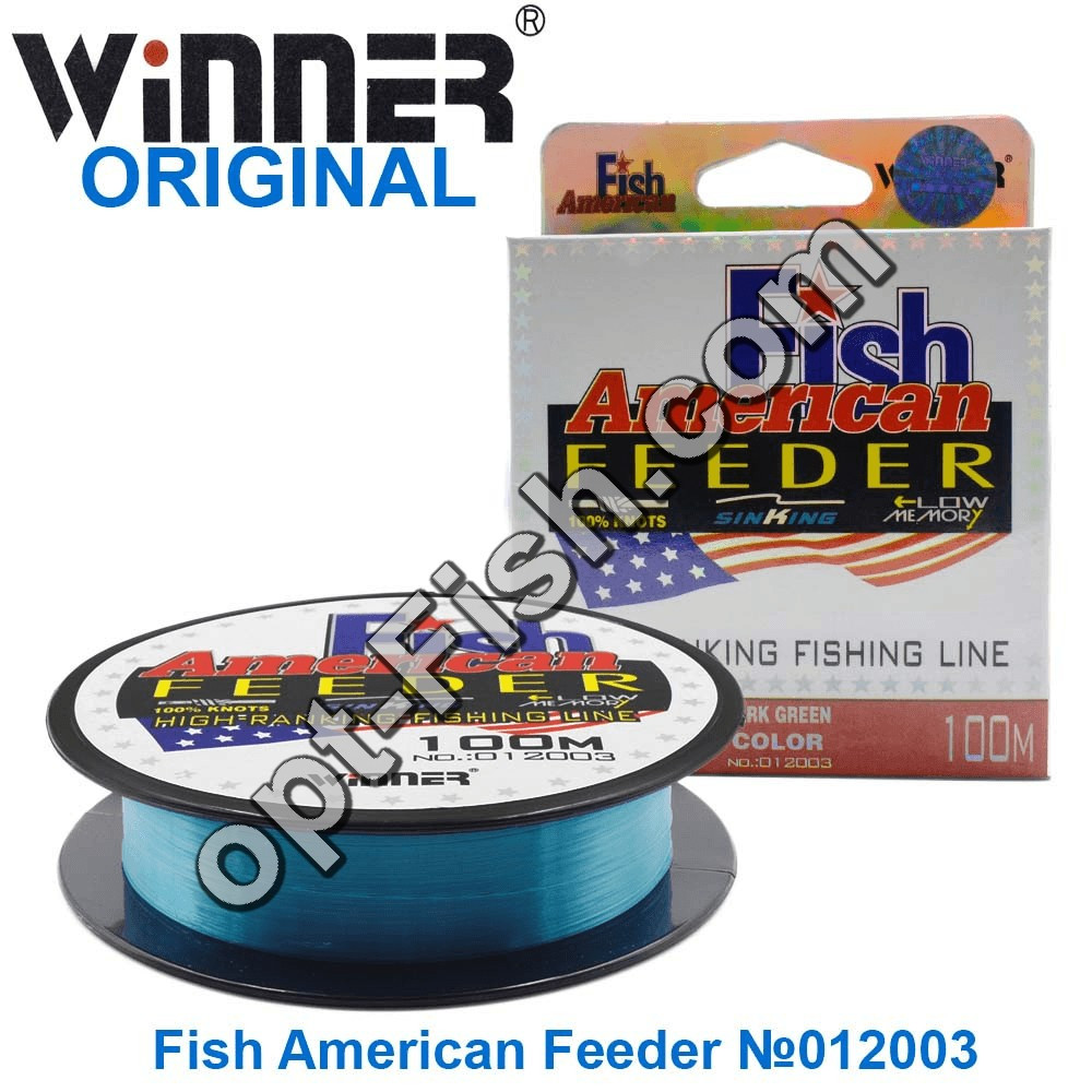 Волосінь Winner Original Fish American Feeder No012003 100 м 0,20 мм *