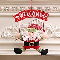 Новорічна декоративна підвіска Санта Клаус!