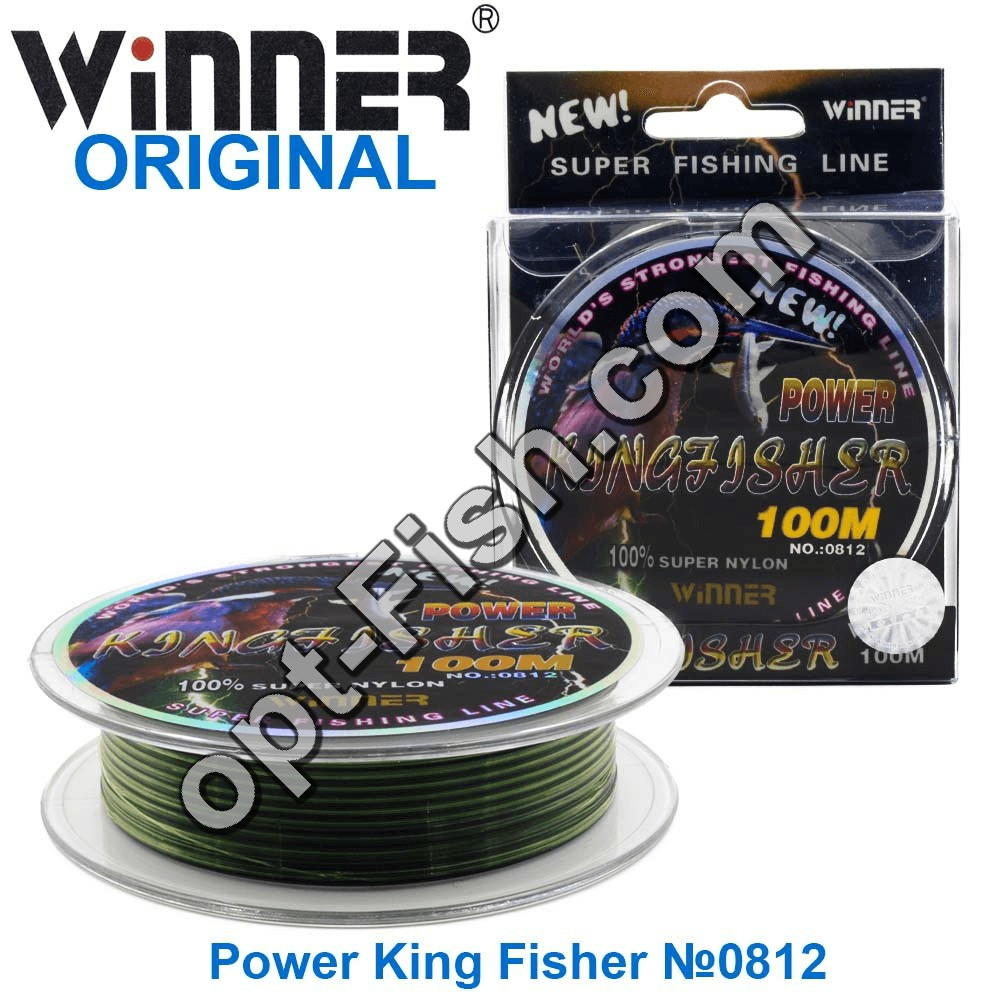 Волосінь Winner Original Power King Fisher No0812 100 м 0,28 мм *, фото 1