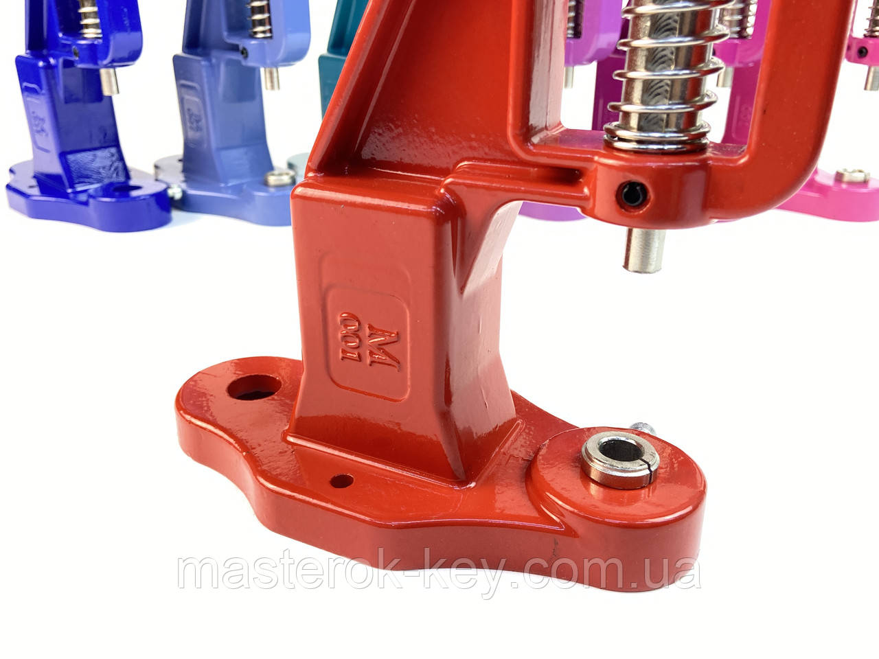 Пресс ручной для установки фурнитуры Турецкий М-001 цвет Голубой - фото 4 - id-p614974539