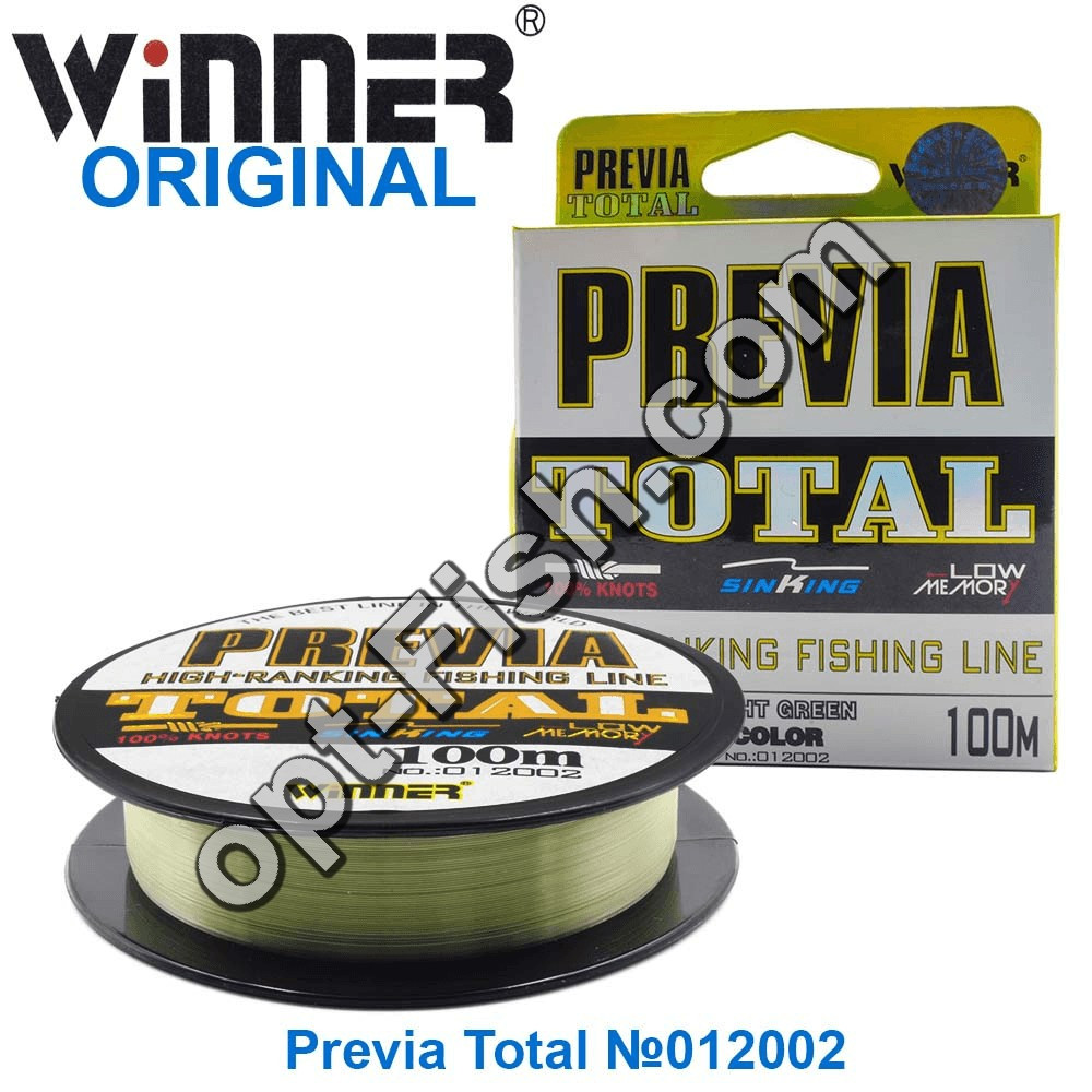 Волосінь Winner Original Previa Total No012002 100 м 0,22 мм *
