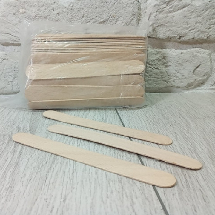 Шпатели деревянные для косметических процедур (150*17*1,6) 100шт (1 пачка), фото 1