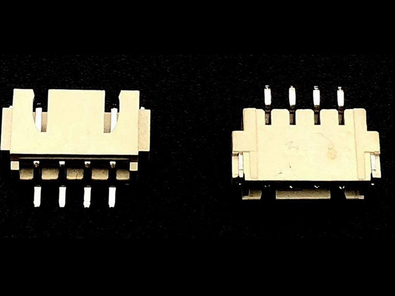 Роз'єм JST XH2.54 4Pin для горизонтального монтажу SMD плати