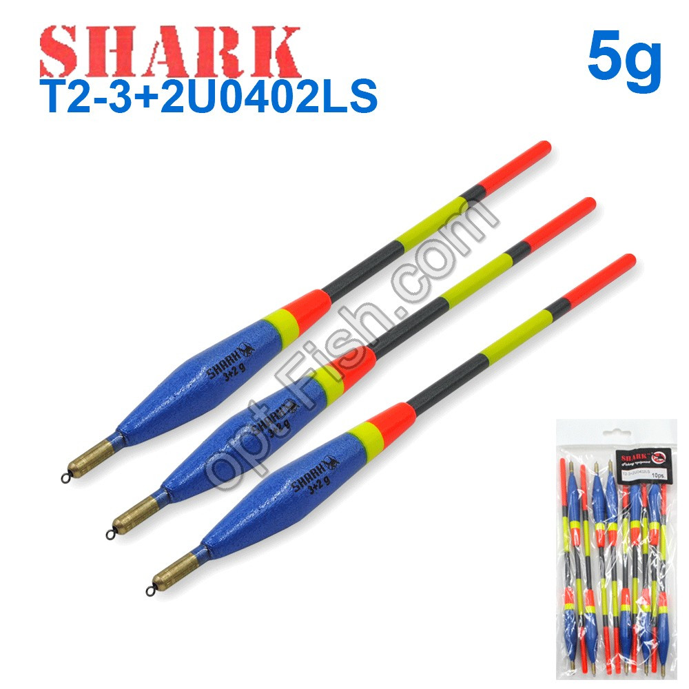 Поплавець Shark Тополя T2-3+2U0402LS (10 шт.), фото 1