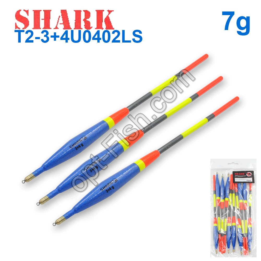 Поплавець Shark Тополя T2-3+4U0402LS (10 шт.), фото 1