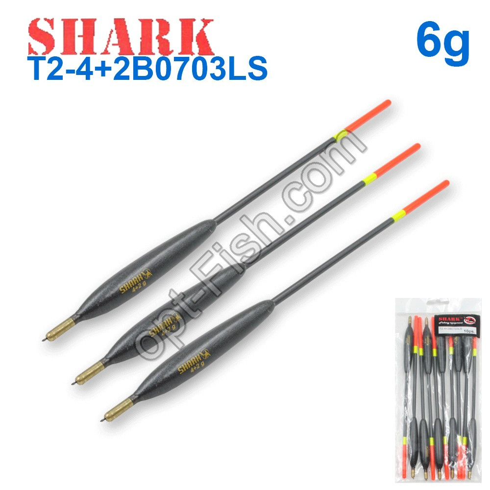 Поплавець Shark Тополя T2-4+2B0703LS (10 шт.)