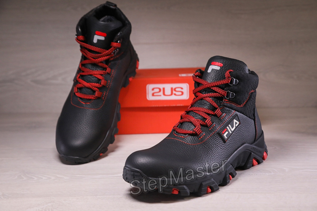 Кросівки шкіряні зимові з мембраною Fila Gore-Tex