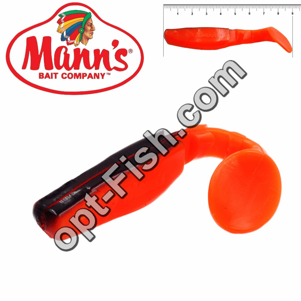 Силікон Manns Predator OR-BB-066-90мм Czarny Grzbiet (20шт)